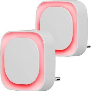 YUNLEX Luz Noche con Enchufe 2 Piezas LED